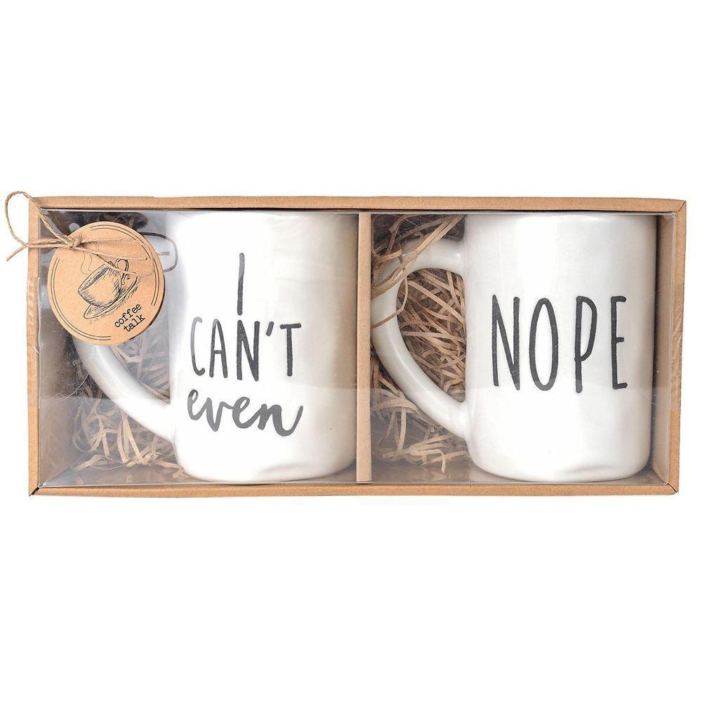 Ceramic coffee mug set